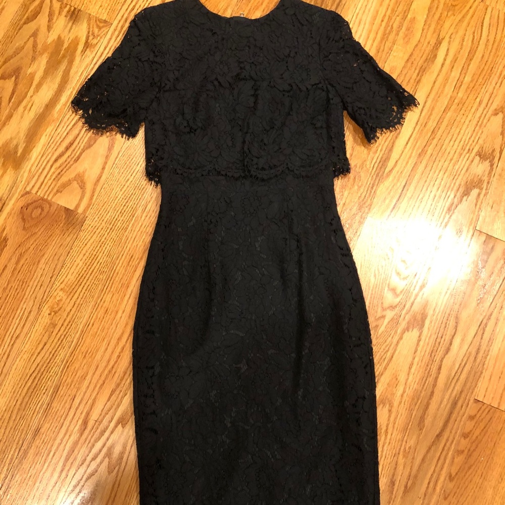 ASOS black lace midi dress NEVER WORN